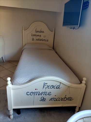 Letto singolo legno - letto, in